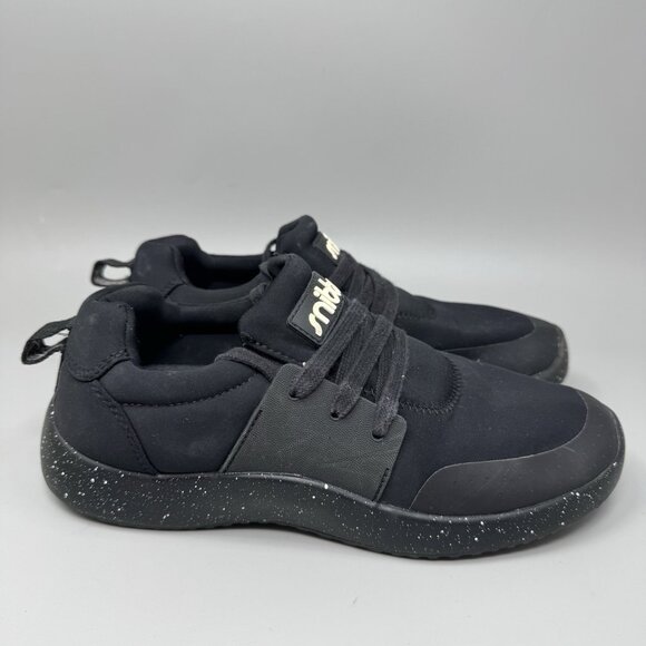 SNIBBS Women's Spacecloud Sneakers Solid Black Non-Slip Work Shoes Sz 8.5 - Picture 1 of 9